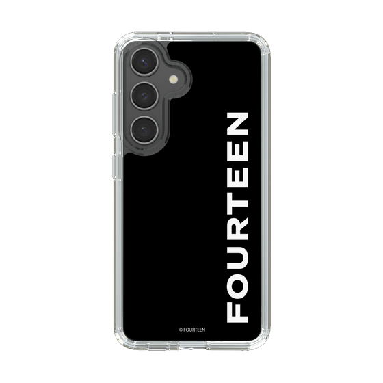 スリムプロテクションケース［ フォーティーン - フォーティーンロゴ - ブラック ］