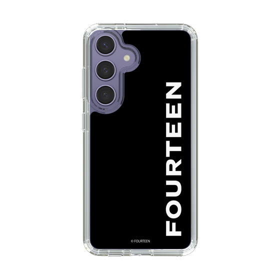 スリムプロテクションケース［ フォーティーン - フォーティーンロゴ - ブラック ］