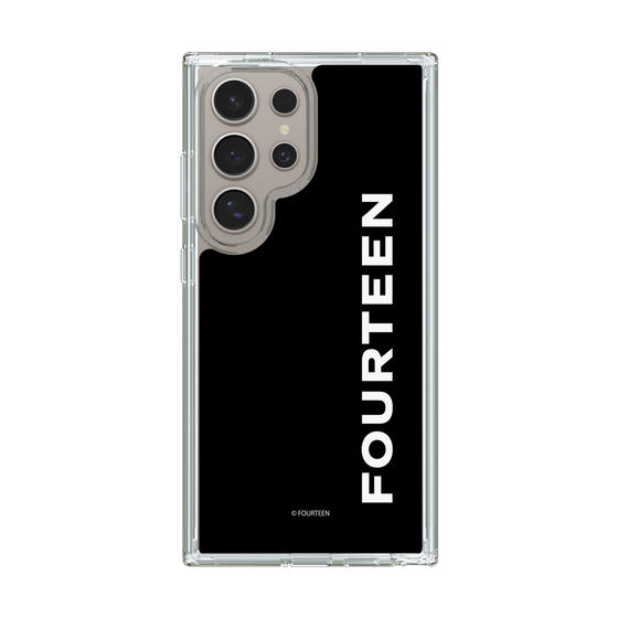 スリムプロテクションケース［ フォーティーン - フォーティーンロゴ - ブラック ］