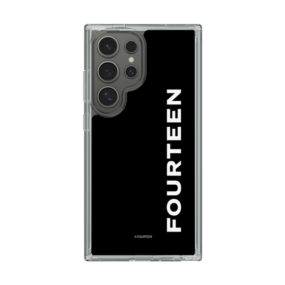 スリムプロテクションケース［ フォーティーン - フォーティーンロゴ - ブラック ］