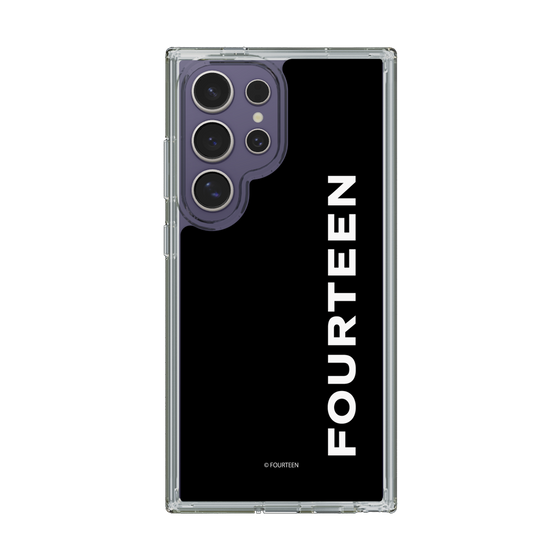 スリムプロテクションケース［ フォーティーン - フォーティーンロゴ - ブラック ］