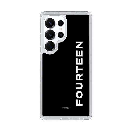 スリムプロテクションケース［ フォーティーン - フォーティーンロゴ - ブラック ］