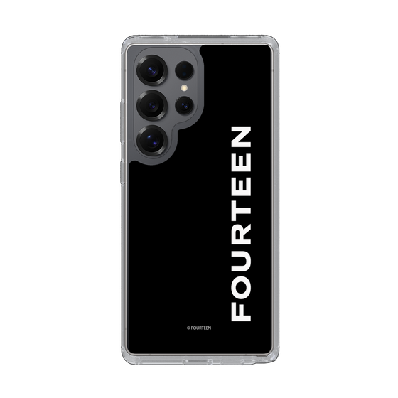 スリムプロテクションケース［ フォーティーン - フォーティーンロゴ - ブラック ］