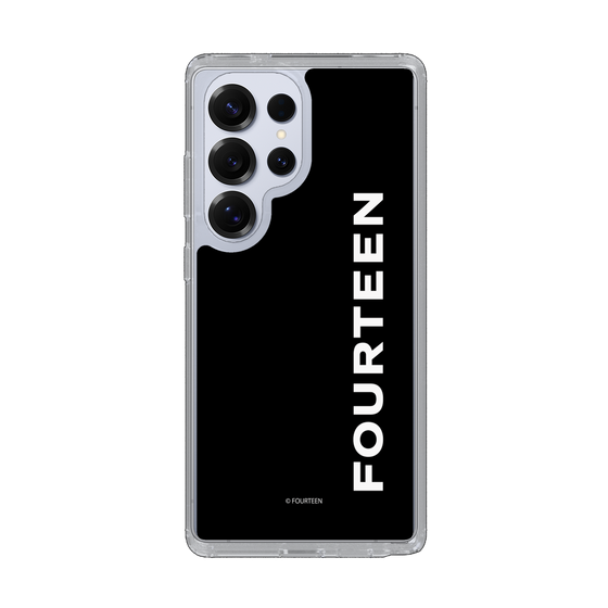 スリムプロテクションケース［ フォーティーン - フォーティーンロゴ - ブラック ］