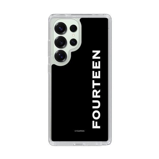 スリムプロテクションケース［ フォーティーン - フォーティーンロゴ - ブラック ］
