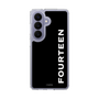 スリムプロテクションケース［ フォーティーン - フォーティーンロゴ - ブラック ］