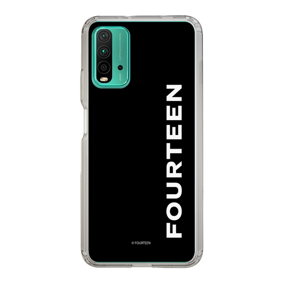 スリムプロテクションケース［ フォーティーン - フォーティーンロゴ - ブラック ］