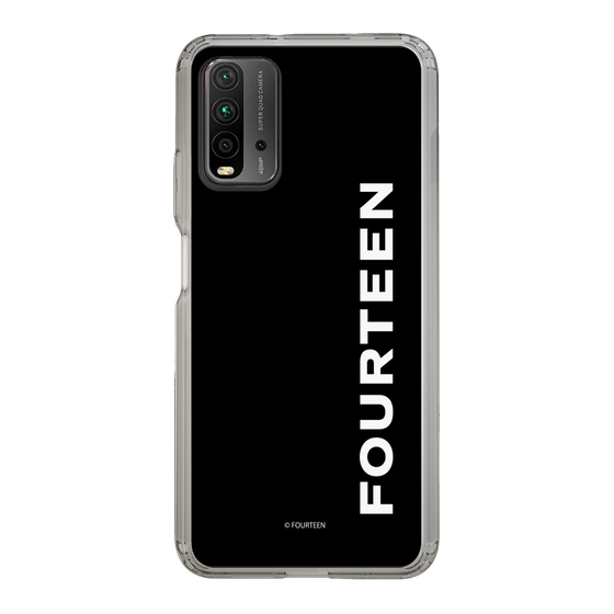 スリムプロテクションケース［ フォーティーン - フォーティーンロゴ - ブラック ］