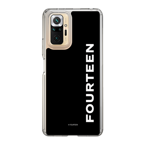 スリムプロテクションケース［ フォーティーン - フォーティーンロゴ - ブラック ］