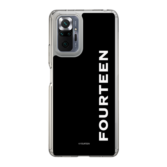 スリムプロテクションケース［ フォーティーン - フォーティーンロゴ - ブラック ］