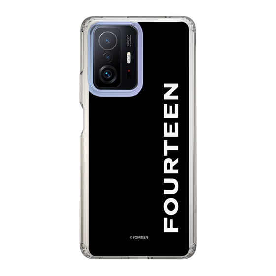 スリムプロテクションケース［ フォーティーン - フォーティーンロゴ - ブラック ］