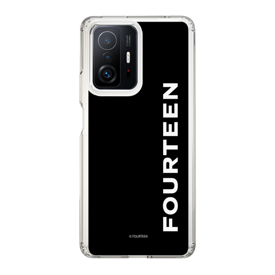 スリムプロテクションケース［ フォーティーン - フォーティーンロゴ - ブラック ］