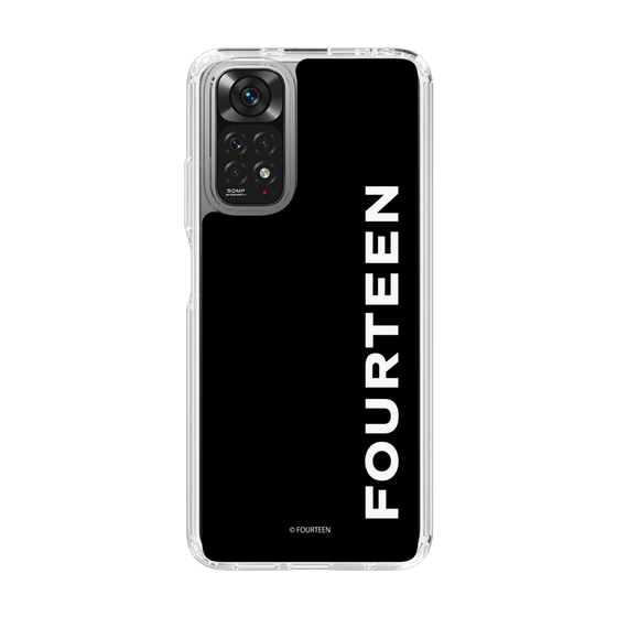 スリムプロテクションケース［ フォーティーン - フォーティーンロゴ - ブラック ］