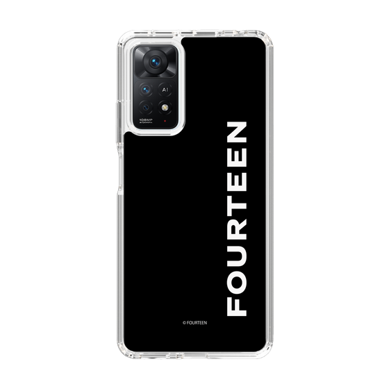 スリムプロテクションケース［ フォーティーン - フォーティーンロゴ - ブラック ］