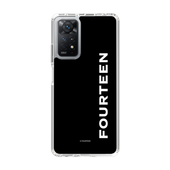 スリムプロテクションケース［ フォーティーン - フォーティーンロゴ - ブラック ］