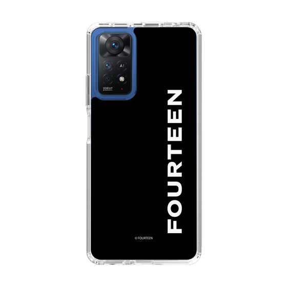 スリムプロテクションケース［ フォーティーン - フォーティーンロゴ - ブラック ］