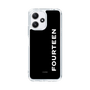 スリムプロテクションケース［ フォーティーン - フォーティーンロゴ - ブラック ］
