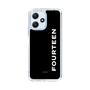 スリムプロテクションケース［ フォーティーン - フォーティーンロゴ - ブラック ］