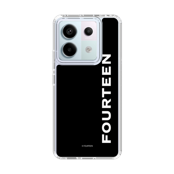 スリムプロテクションケース［ フォーティーン - フォーティーンロゴ - ブラック ］