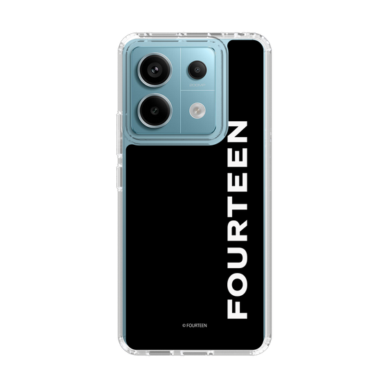 スリムプロテクションケース［ フォーティーン - フォーティーンロゴ - ブラック ］