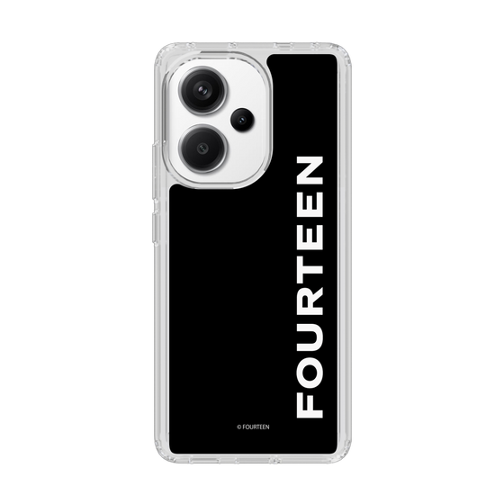 スリムプロテクションケース［ フォーティーン - フォーティーンロゴ - ブラック ］