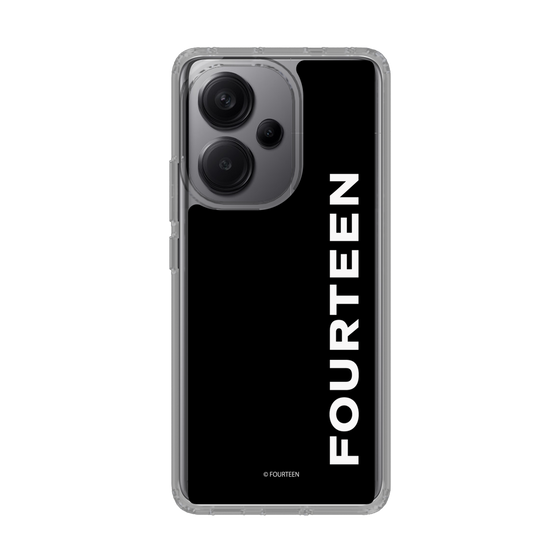 スリムプロテクションケース［ フォーティーン - フォーティーンロゴ - ブラック ］