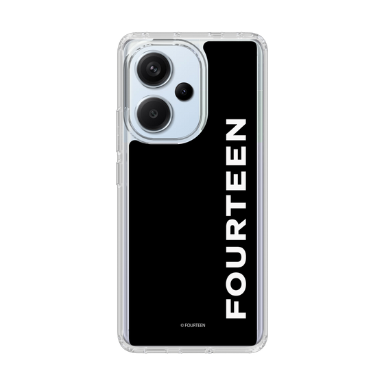 スリムプロテクションケース［ フォーティーン - フォーティーンロゴ - ブラック ］