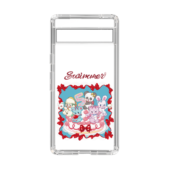 スリムプロテクションケース［ SWIMMER - ケーキ ］