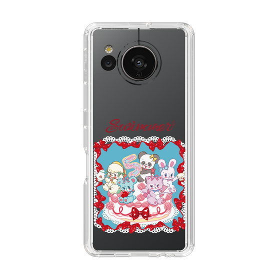 スリムプロテクションケース［ SWIMMER - ケーキ ］