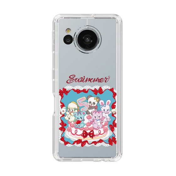 スリムプロテクションケース［ SWIMMER - ケーキ ］