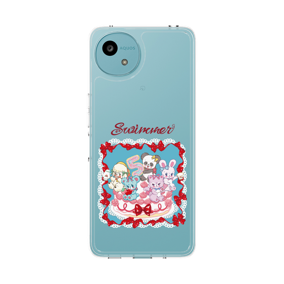 スリムプロテクションケース［ SWIMMER - ケーキ ］