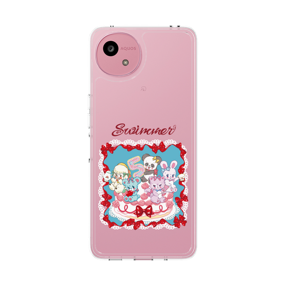 スリムプロテクションケース［ SWIMMER - ケーキ ］