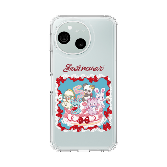 スリムプロテクションケース［ SWIMMER - ケーキ ］