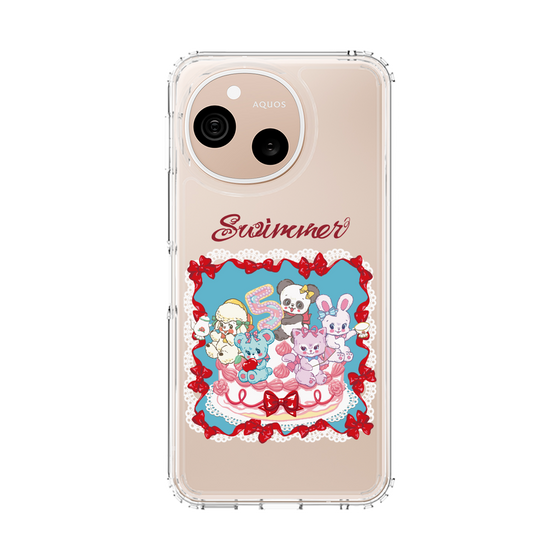 スリムプロテクションケース［ SWIMMER - ケーキ ］