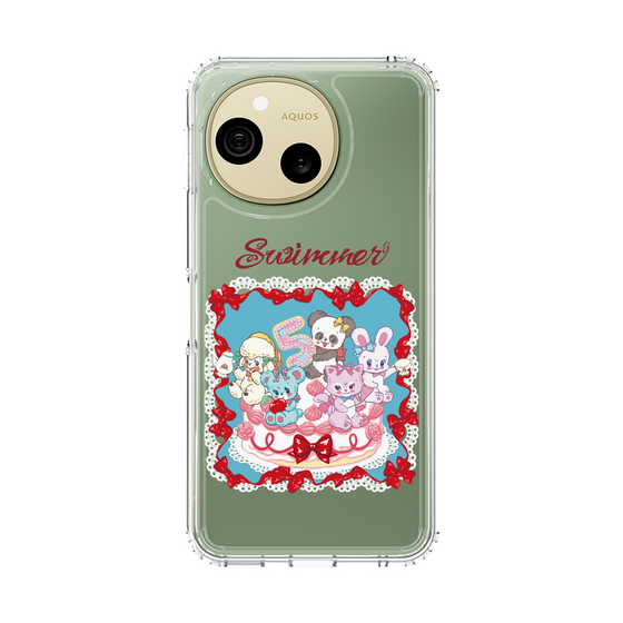 スリムプロテクションケース［ SWIMMER - ケーキ ］