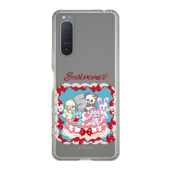 スリムプロテクションケース［ SWIMMER - ケーキ ］