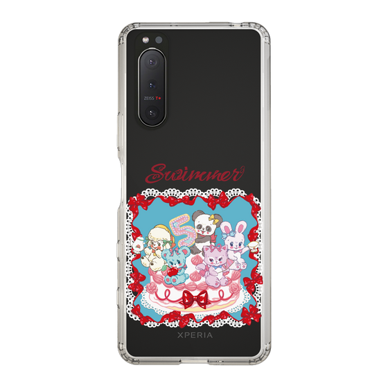 スリムプロテクションケース［ SWIMMER - ケーキ ］