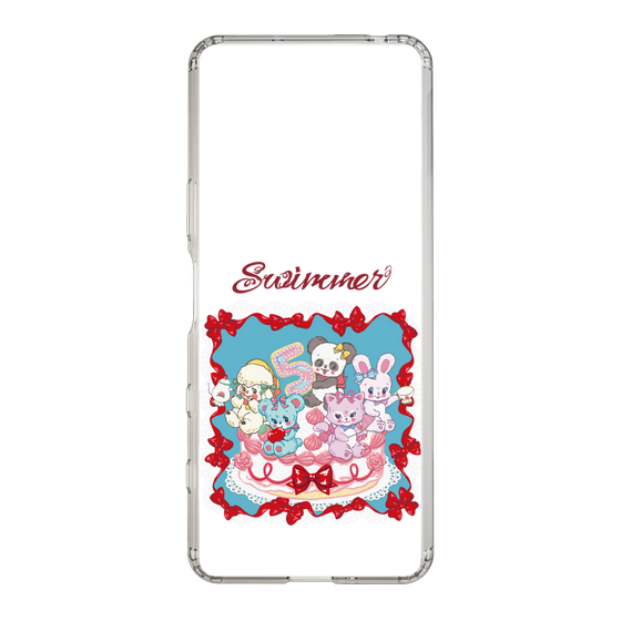 スリムプロテクションケース［ SWIMMER - ケーキ ］