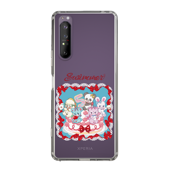 スリムプロテクションケース［ SWIMMER - ケーキ ］