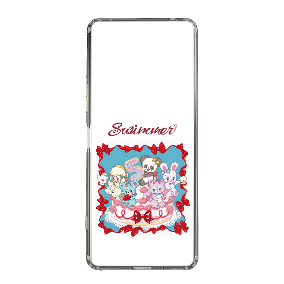 スリムプロテクションケース［ SWIMMER - ケーキ ］