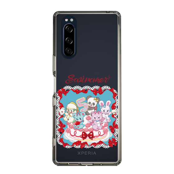 スリムプロテクションケース［ SWIMMER - ケーキ ］