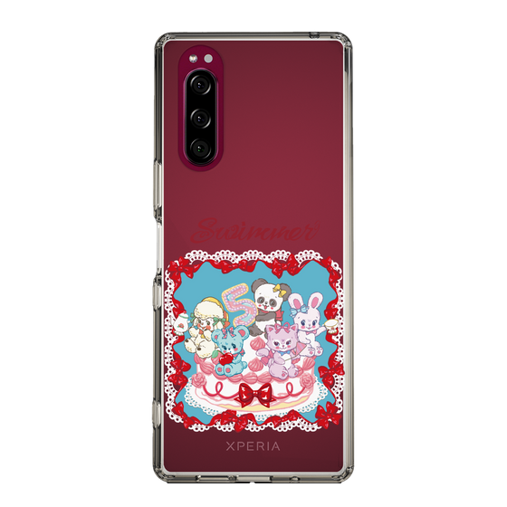 スリムプロテクションケース［ SWIMMER - ケーキ ］