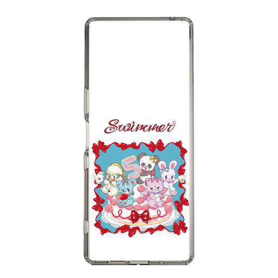 スリムプロテクションケース［ SWIMMER - ケーキ ］
