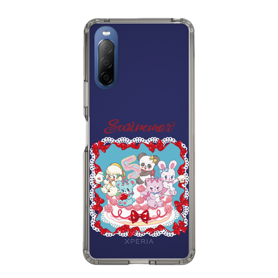 スリムプロテクションケース［ SWIMMER - ケーキ ］