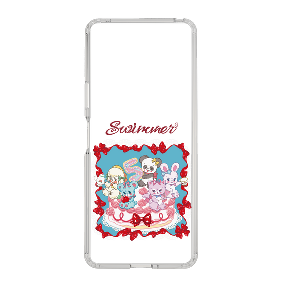 スリムプロテクションケース［ SWIMMER - ケーキ ］