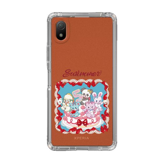 スリムプロテクションケース［ SWIMMER - ケーキ ］