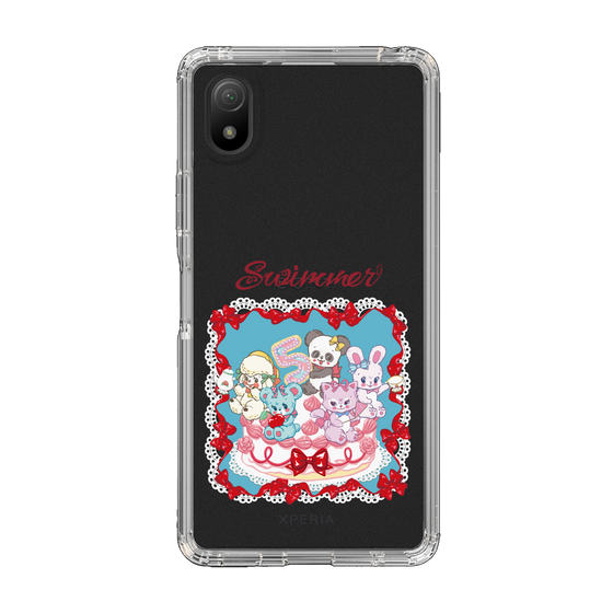 スリムプロテクションケース［ SWIMMER - ケーキ ］