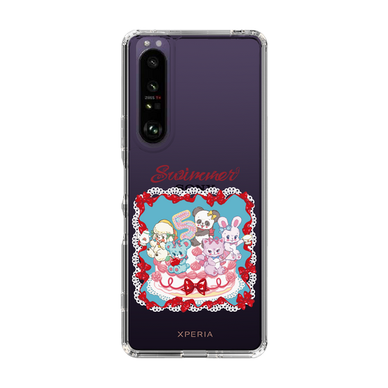 スリムプロテクションケース［ SWIMMER - ケーキ ］