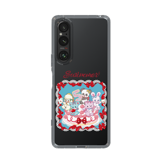 スリムプロテクションケース［ SWIMMER - ケーキ ］