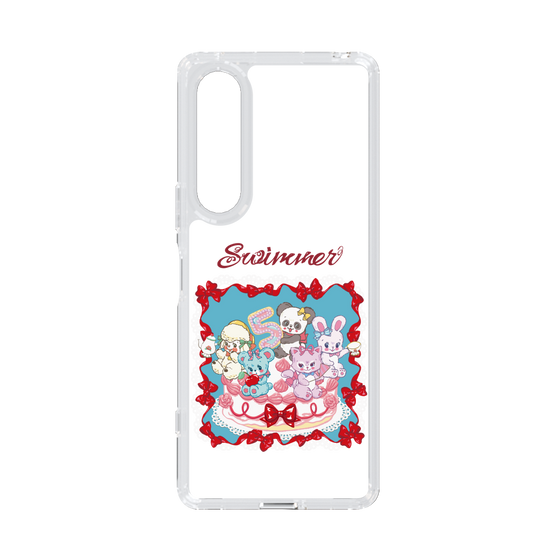 スリムプロテクションケース［ SWIMMER - ケーキ ］